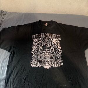 Harley-Davidson Black Skull Graphic Tee